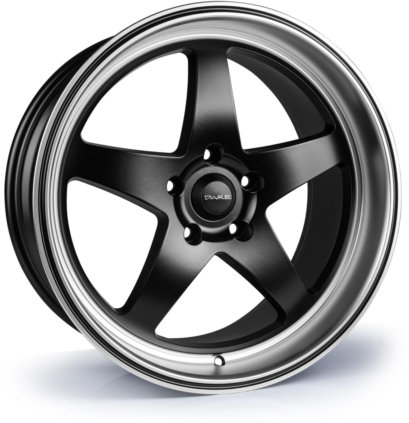 Dare F7 18x9 5x120 ET40 Satin Black Polished Lip