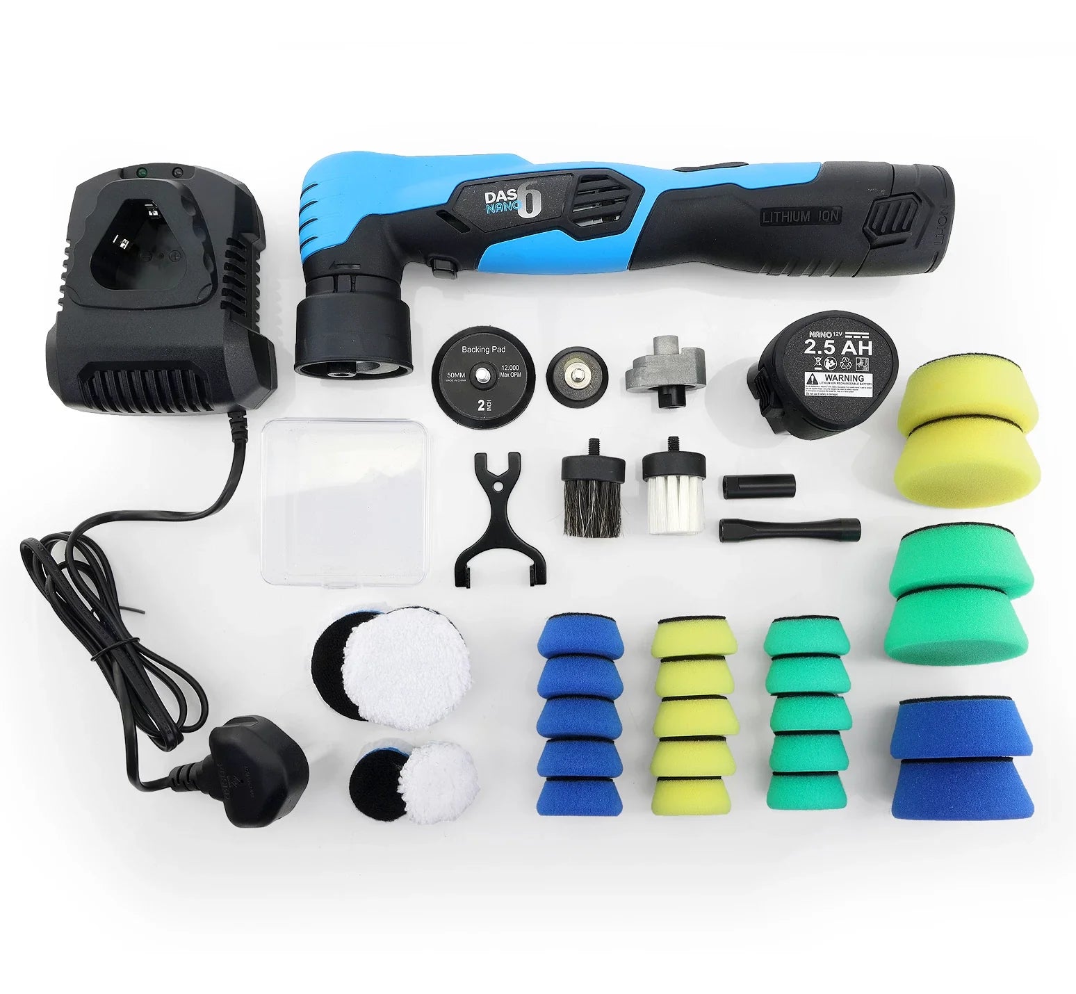 DAS-6 Nano Dual Action and Rotary Cordless Polisher