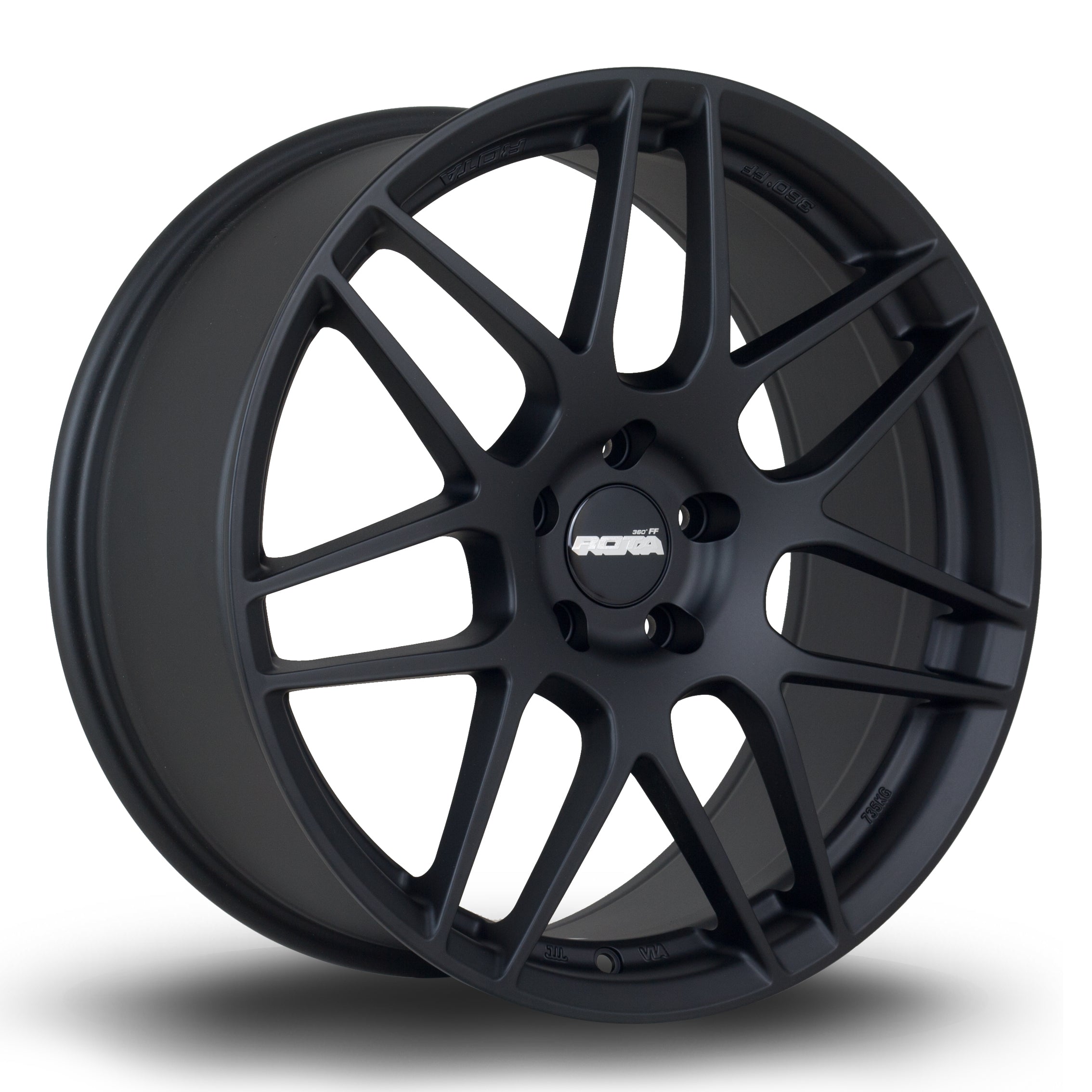 Rota FF01 19x8.5 5x112 ET45 Flat Black 2