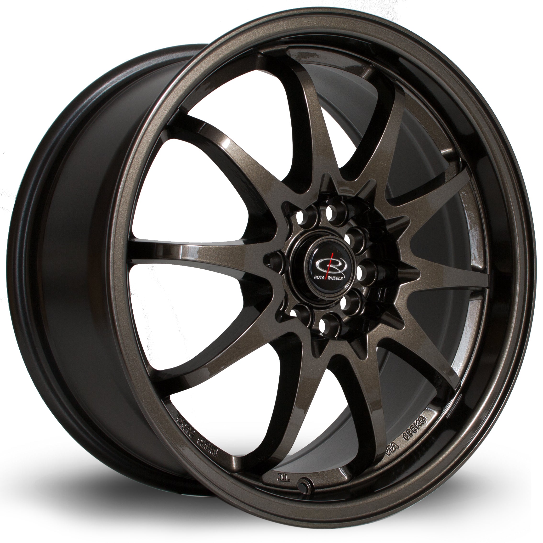 Rota Fighter 17x8 5x100/114 ET48 Gunmetal