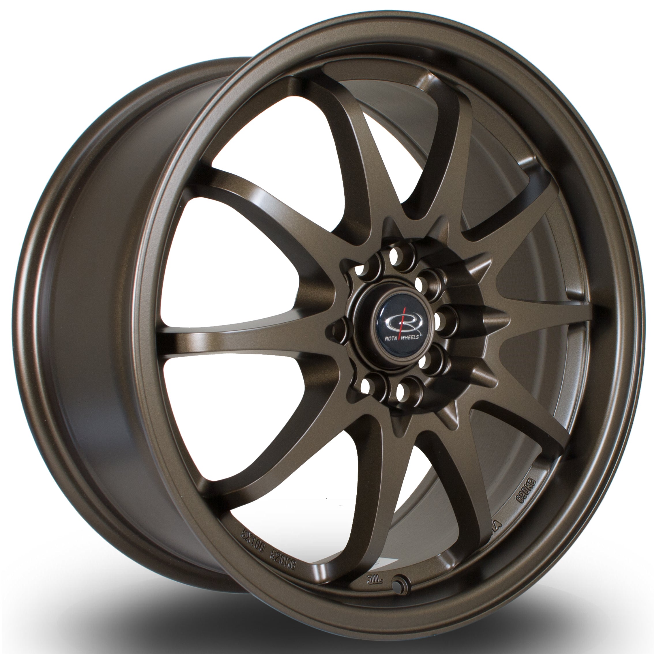 Rota Fighter 17x8 5x100/114 ET48 Matt Bronze 3