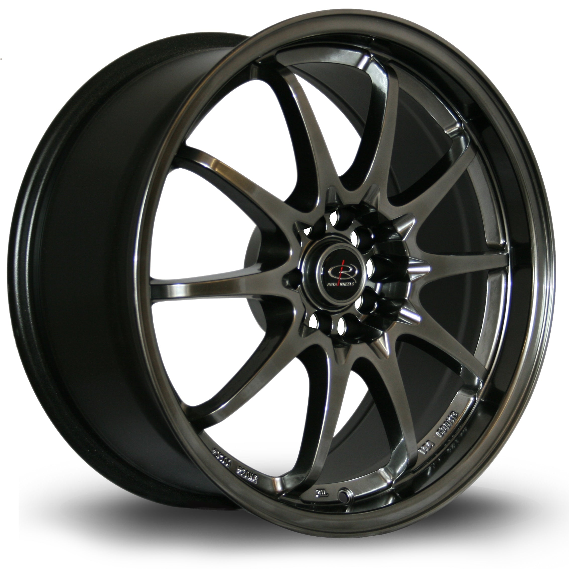Rota Fighter 18x8.5 5x100/114 ET30 Hyper Black