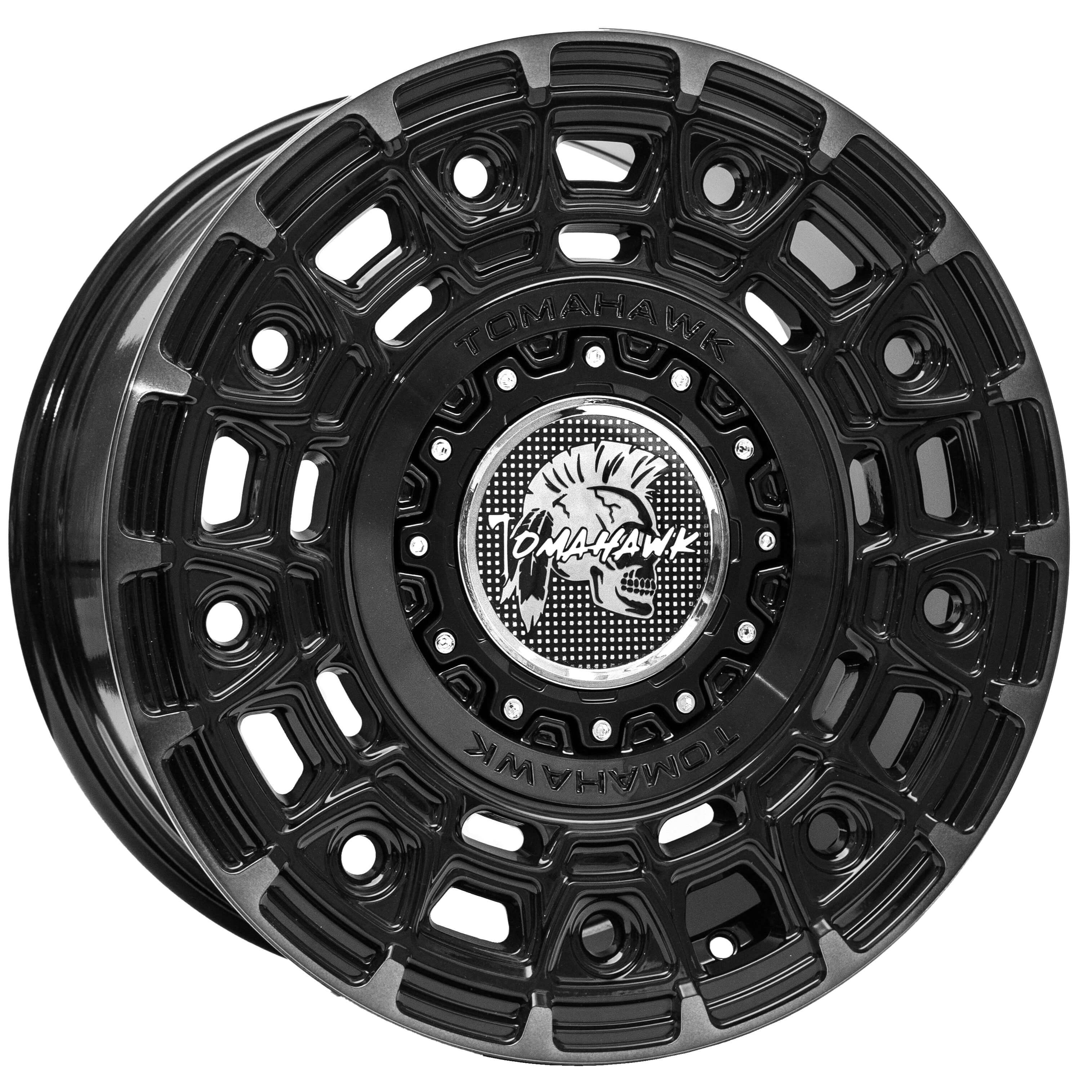 Tomahawk Yakama 17x8 6x120 ET35 Black / Dark Tint