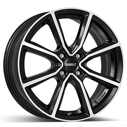 Dezent TN dark 14x5.5 4x100 ET35 Black / Polished