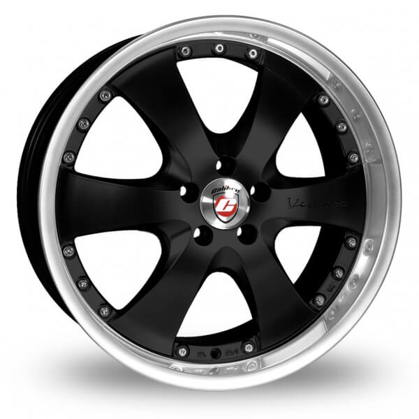 Calibre Voyage 20x8.5 6x130 ET45 Black/polished Lip