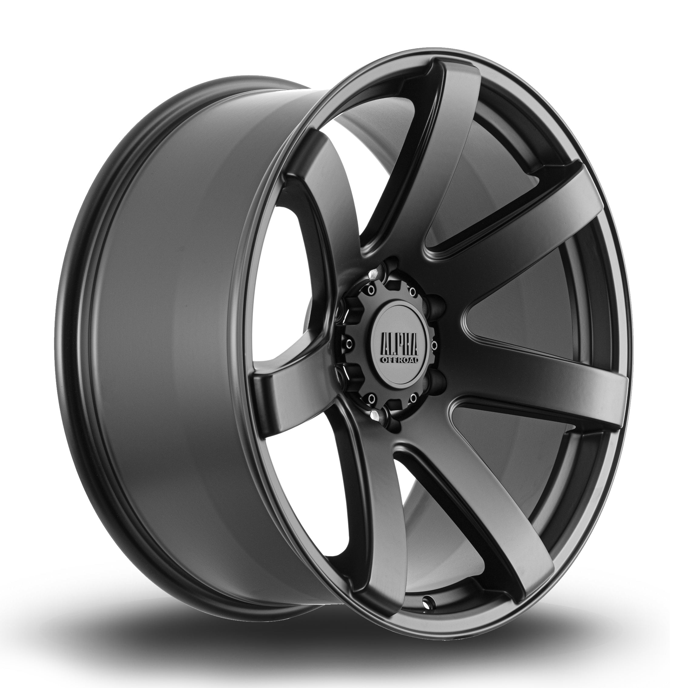 Alpha Offroad Gauntlet 18x9 6x139 ET15 Satin Black