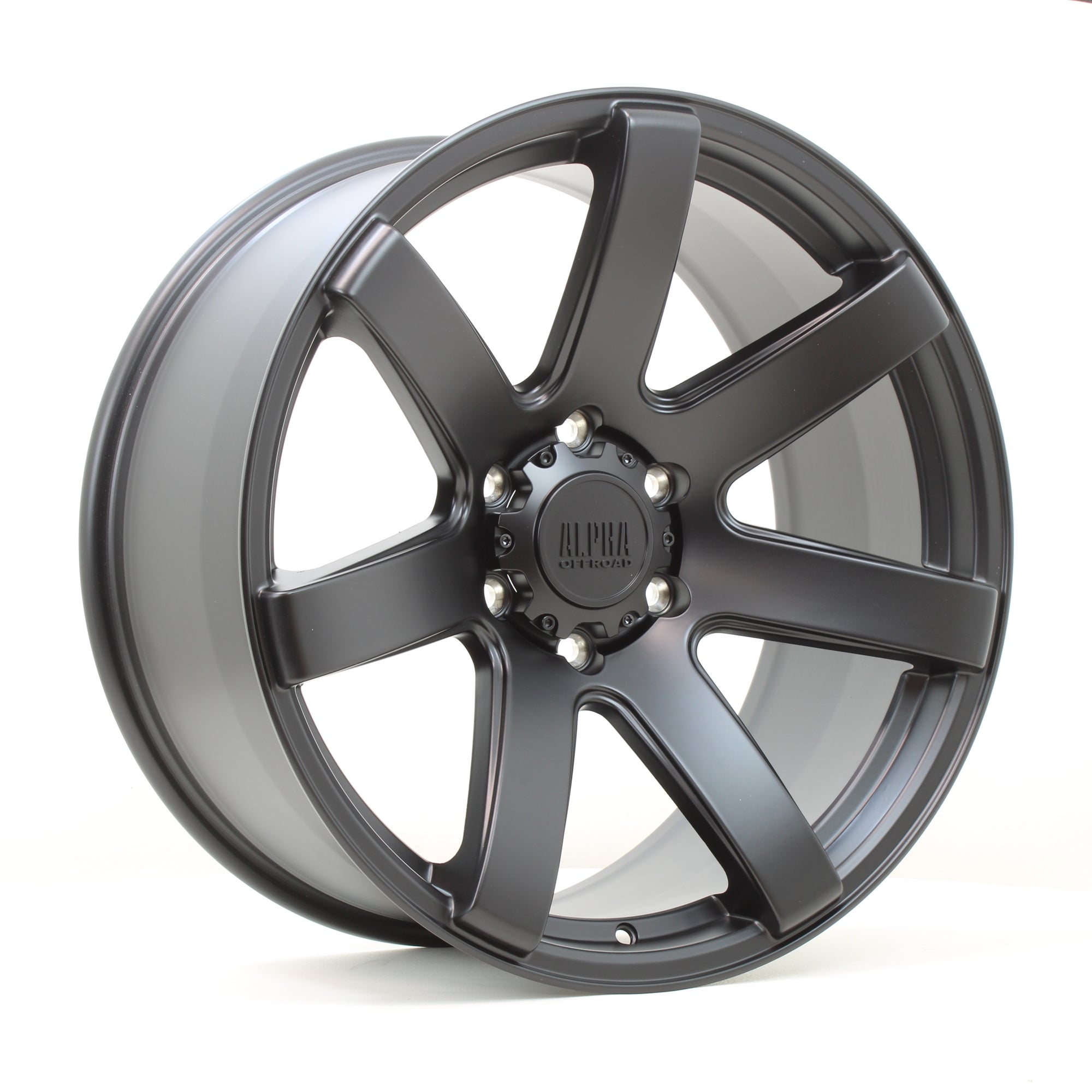 Alpha Offroad Gauntlet 20x9 6x139 ET10 Satin Black