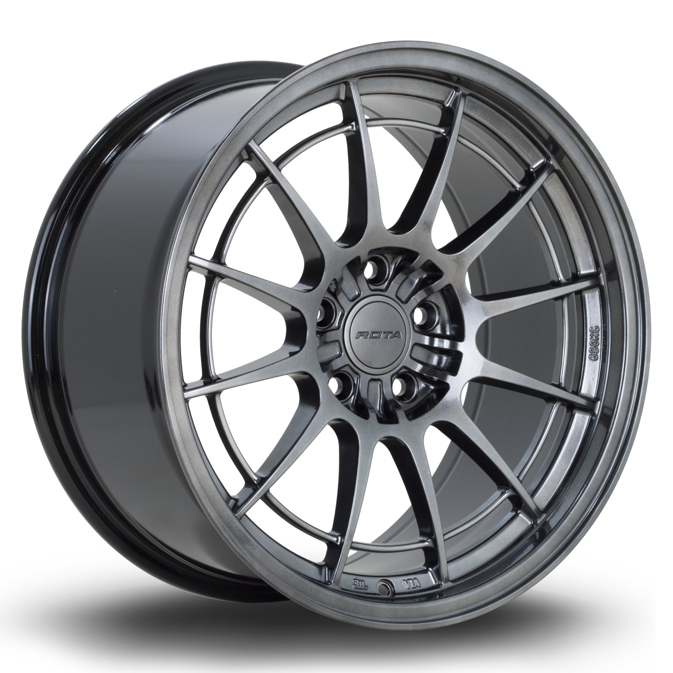 Rota GKR 18x9.5 5x112 ET40 Hyper Black