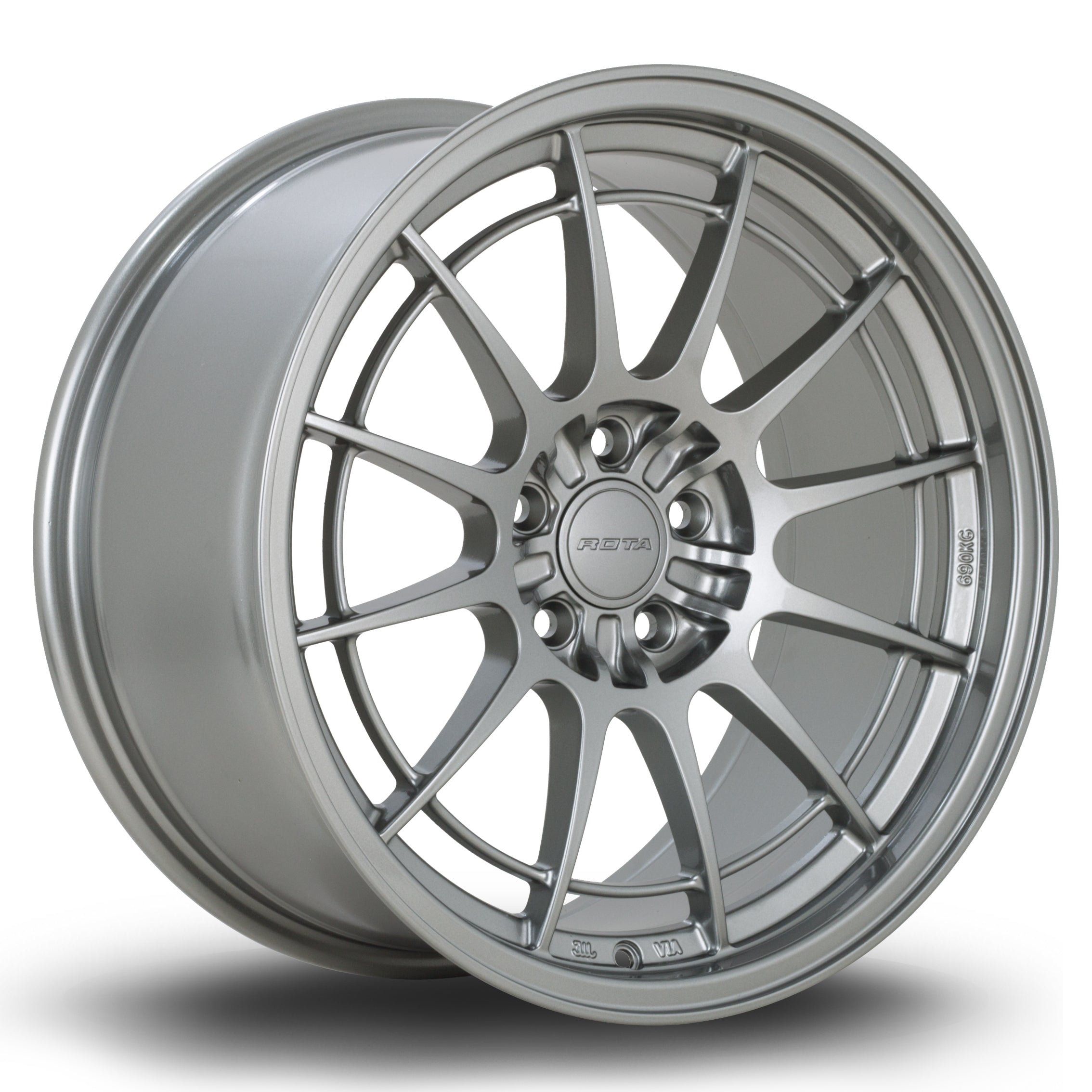 Rota GKR 18x9.5 5x100 ET38 Steel Grey