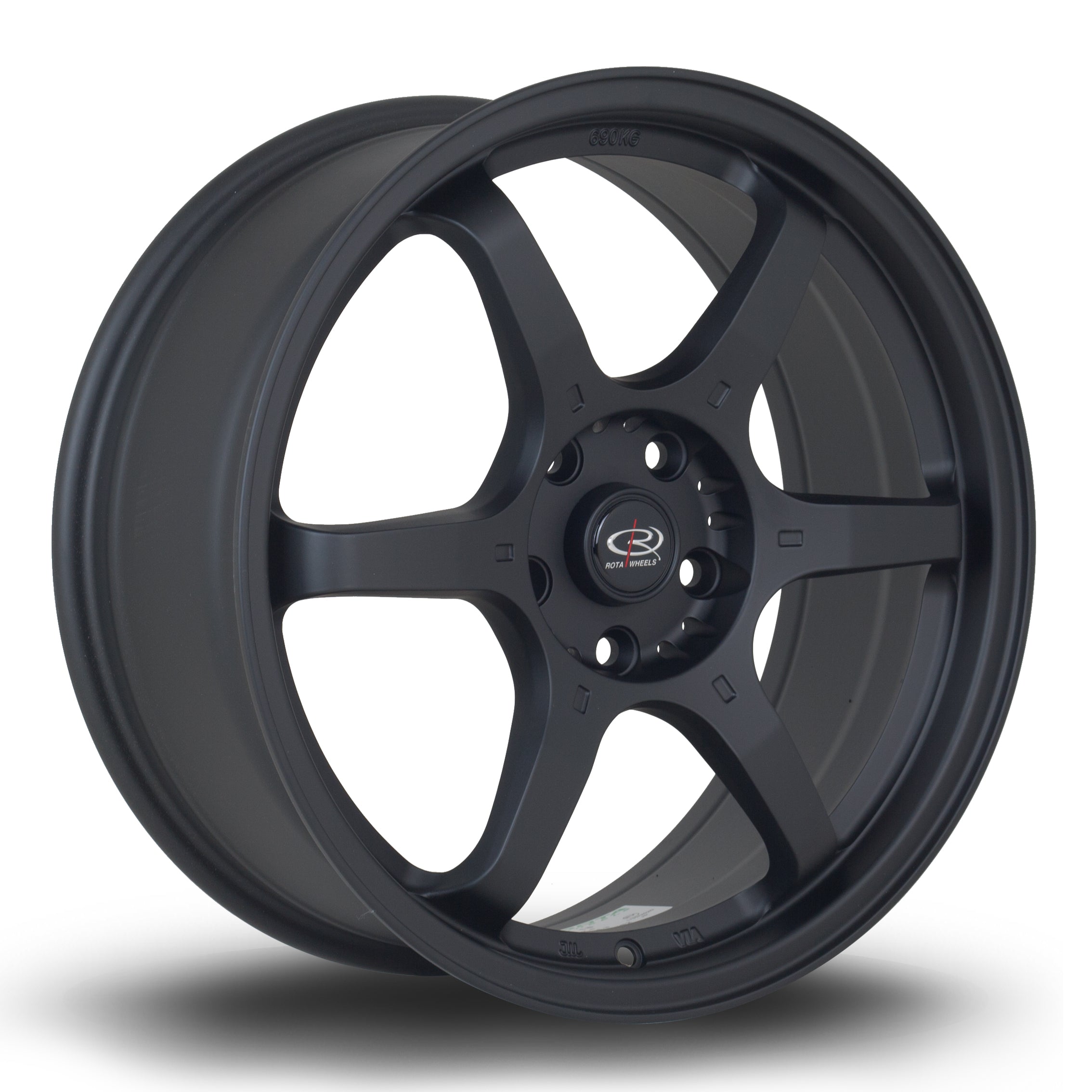 Rota GR6 18x7.5 5x114.3 ET45 Flat Black 2