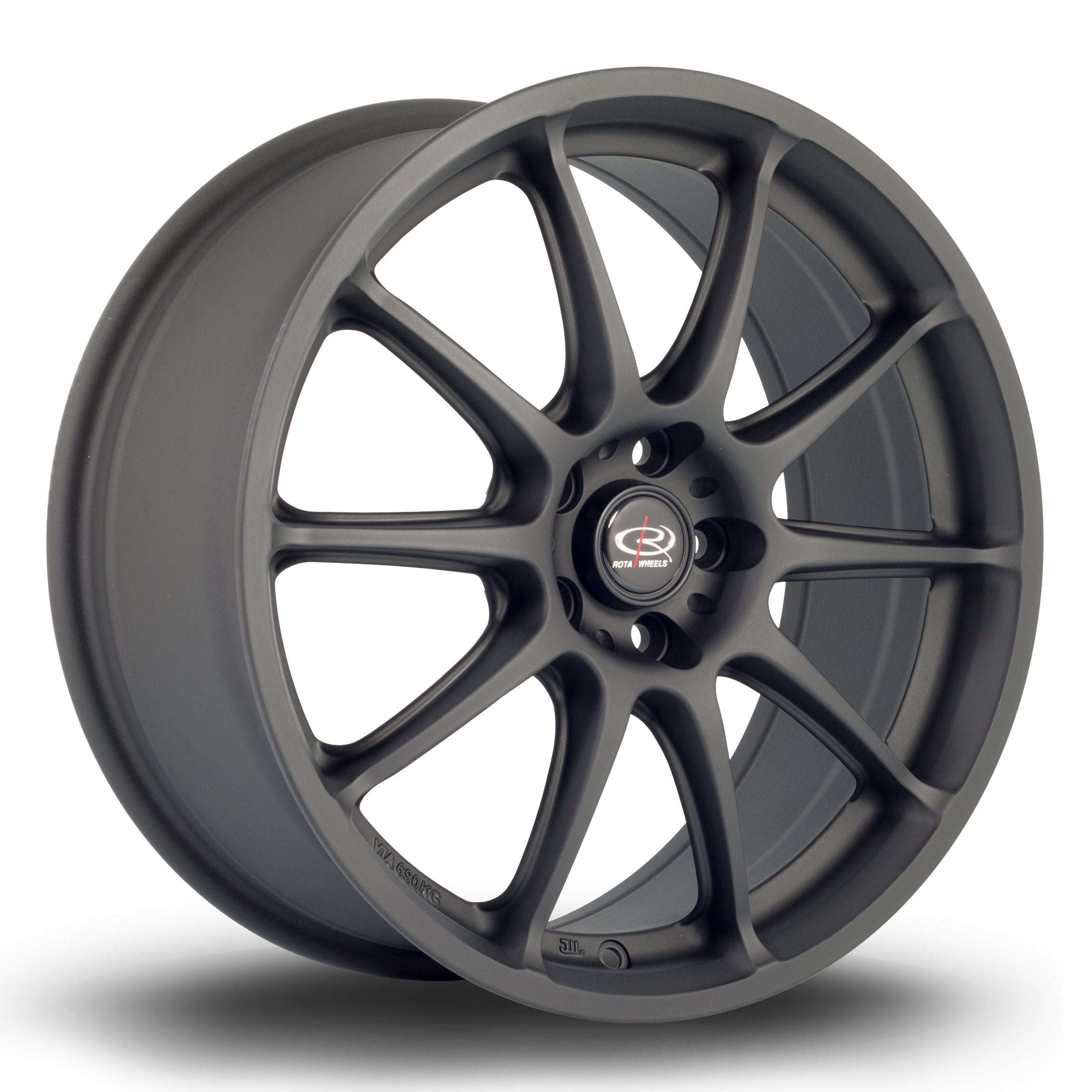 Rota Gra 17x7.5 5x100 ET48 Flat Black 2