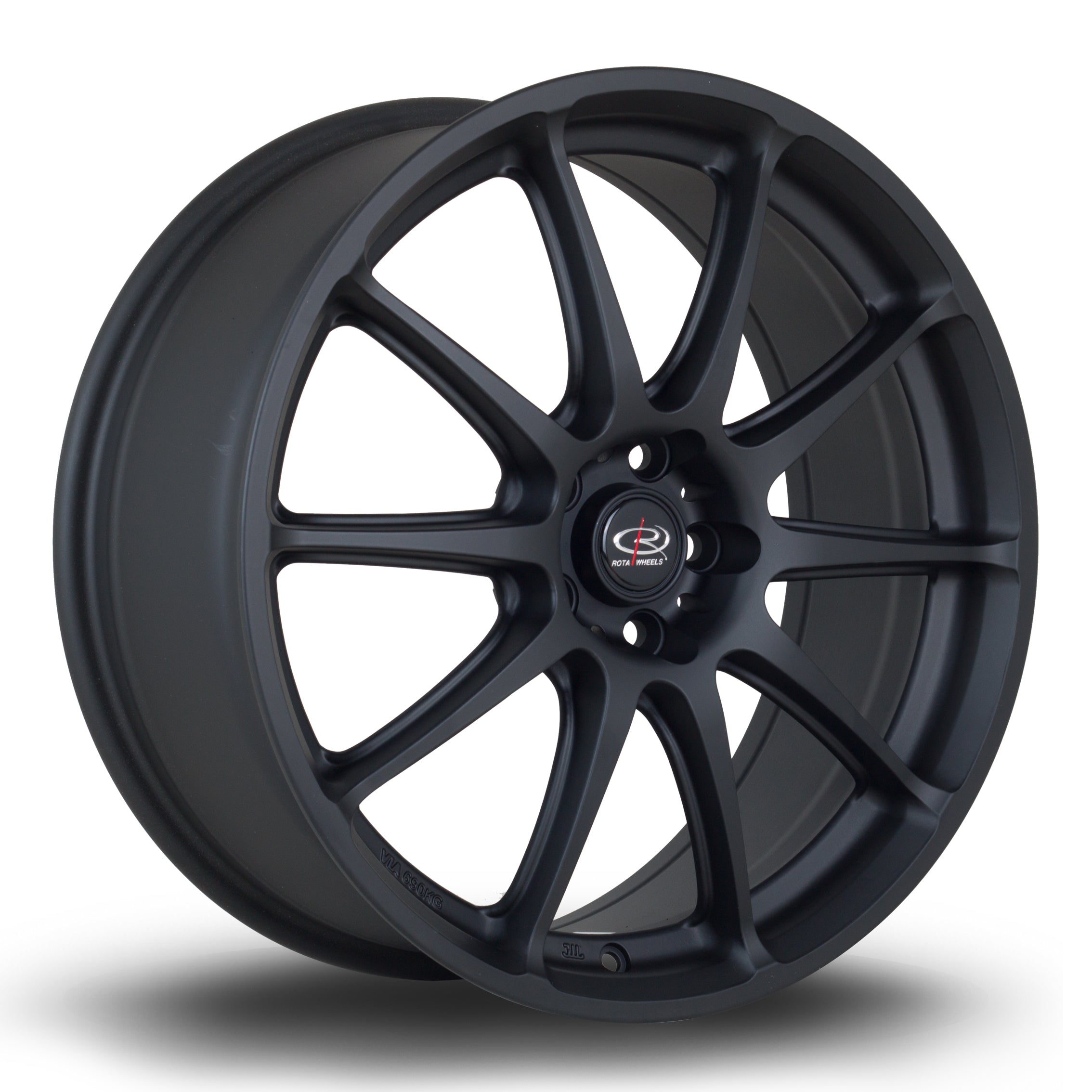 Rota Gra 18x7.5 5x100 ET48 Flat Black 2