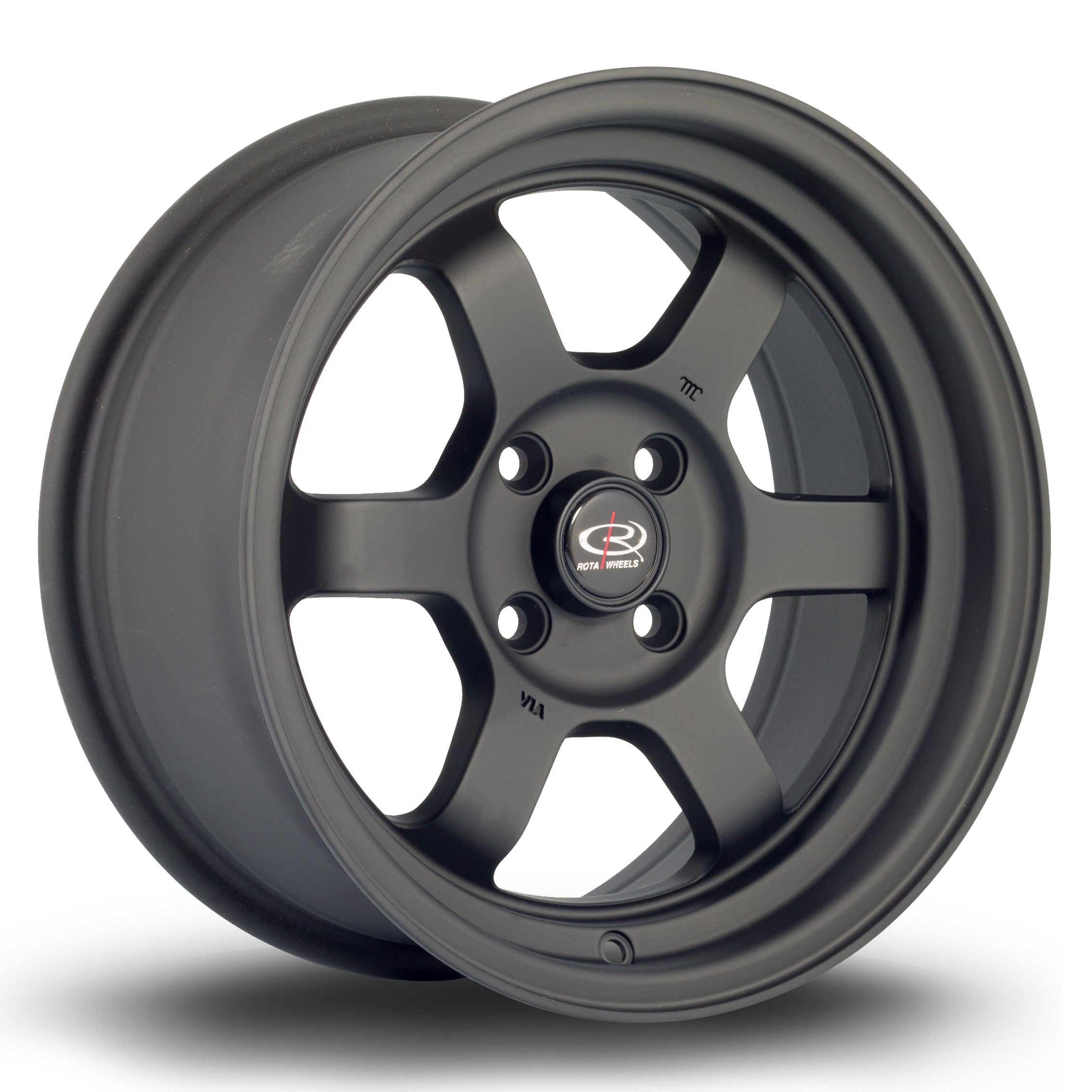 Rota Grid-V 15x7 4x100 ET20 Flat Black 2