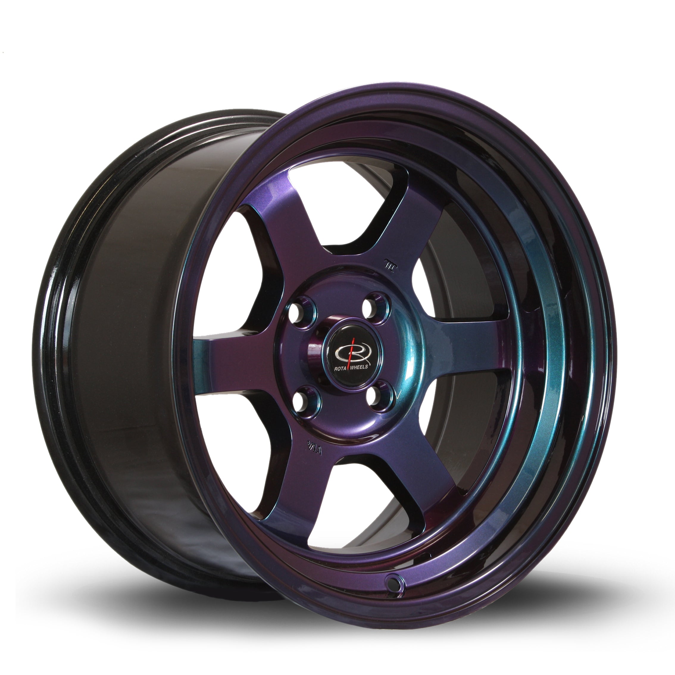 Rota Grid-V 15x8 4x100 ET0 Neo Chrome