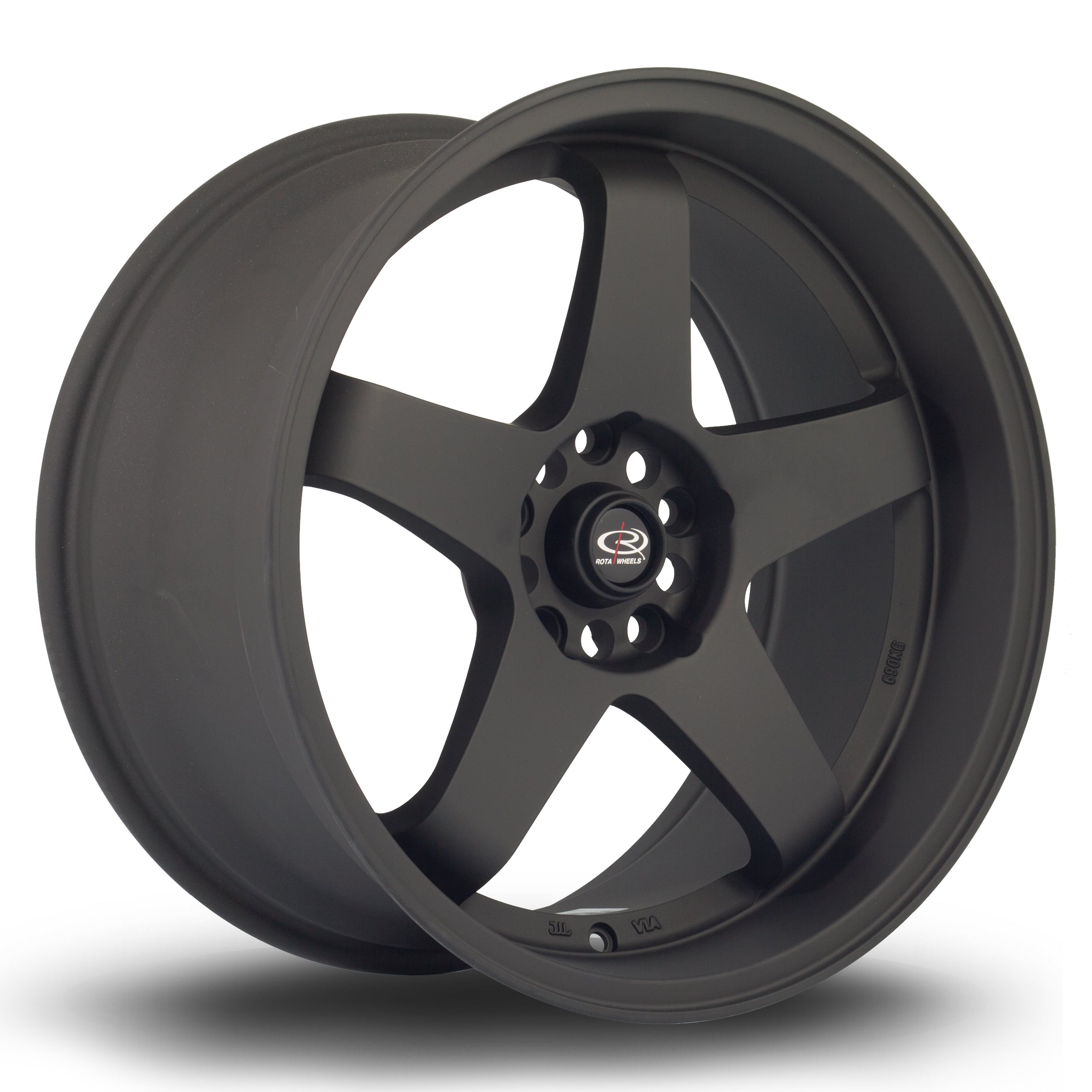 Rota GTR-D 18x9.5 5x114.3 ET12 Flat Black 2