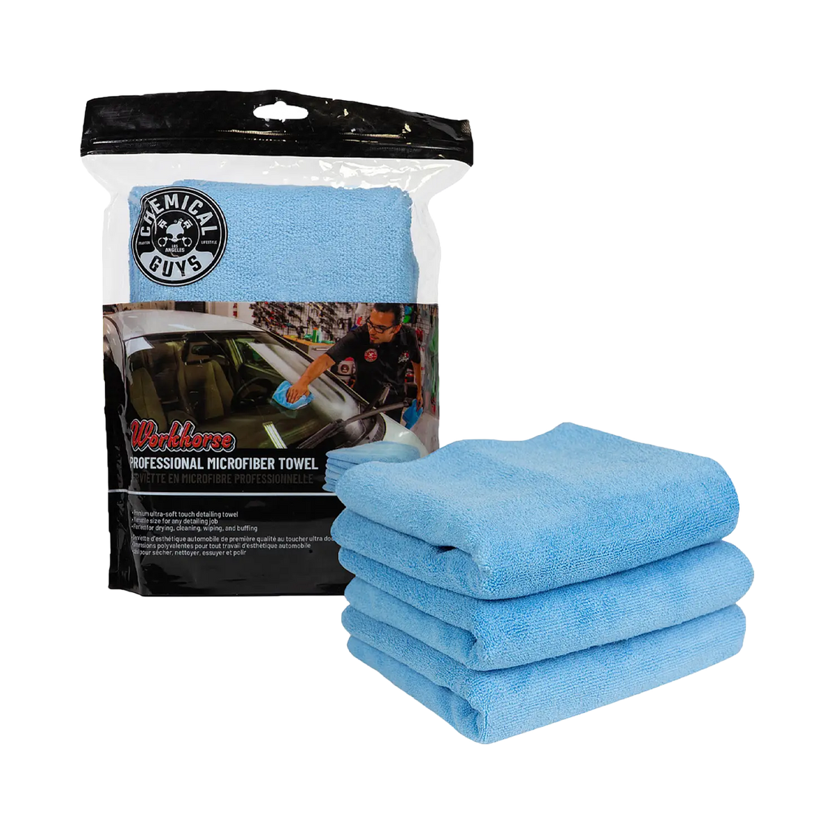 Chemical Guys Happy Ending Edgeless Microfibre Towel 3 pack