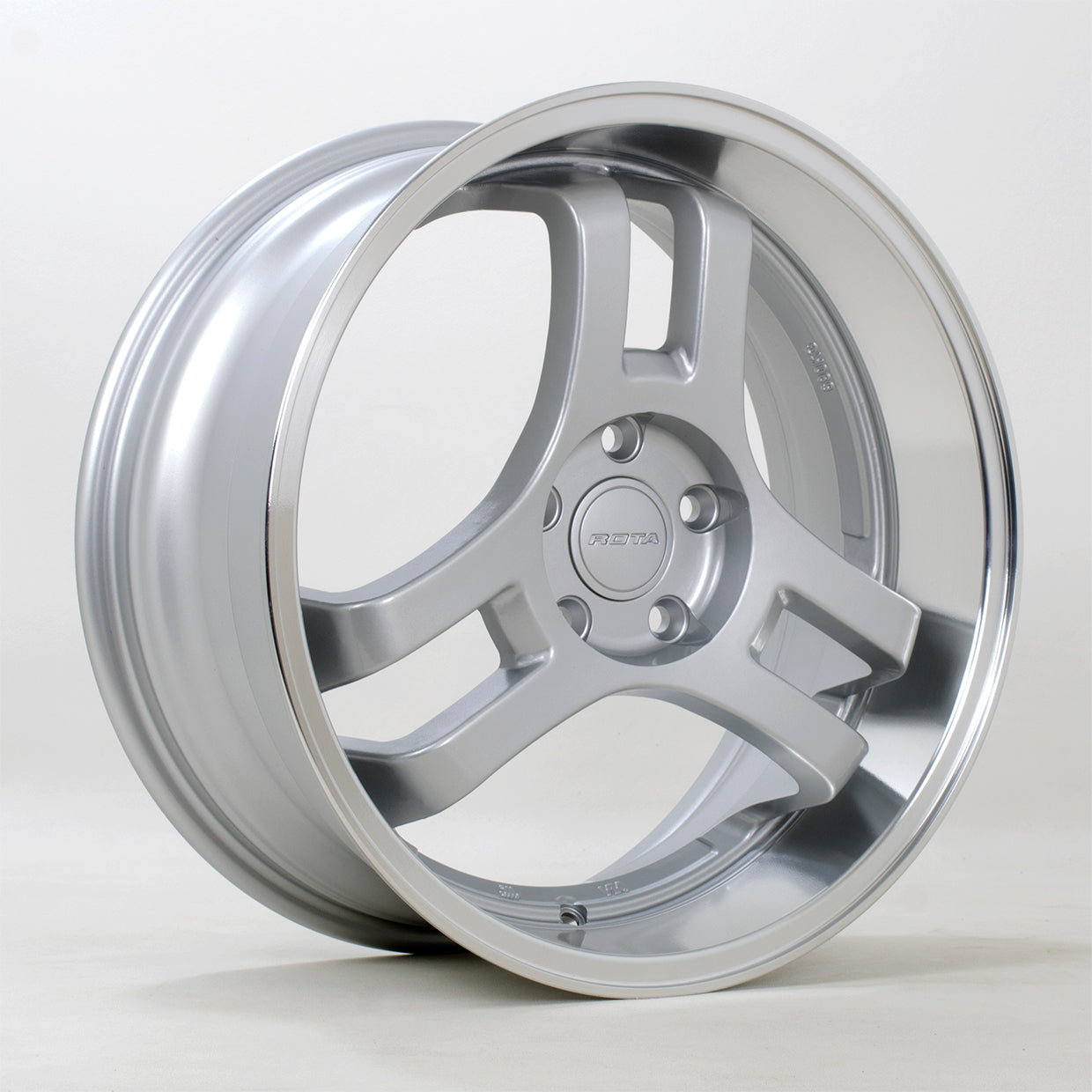 Rota HM3 18x8 5x120 ET40 Gloss Silver Polished Lip
