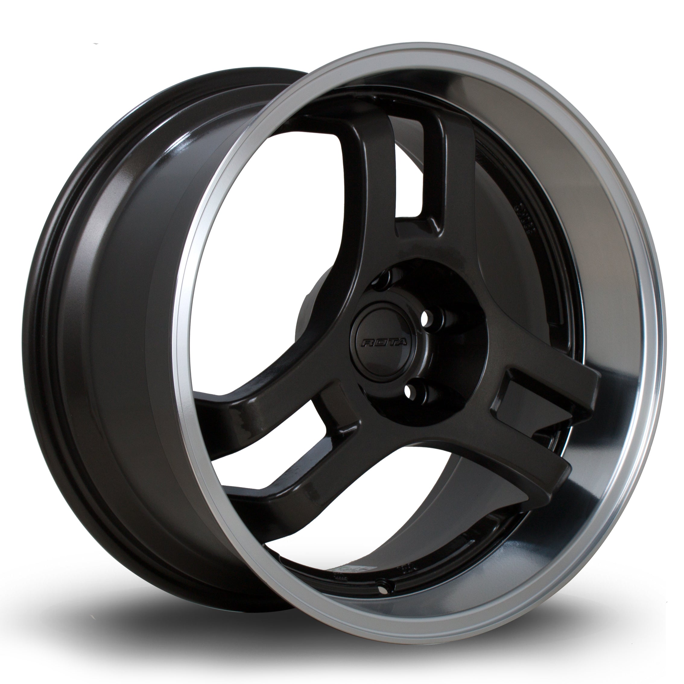 Rota HM3 18x9.5 5x120 ET35 Gloss Gunmetal Polished Lip