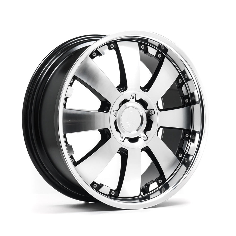 LENSO CONCERTO 20x8.5 5X100 ET35 GLOSS BLACK & POLISHED