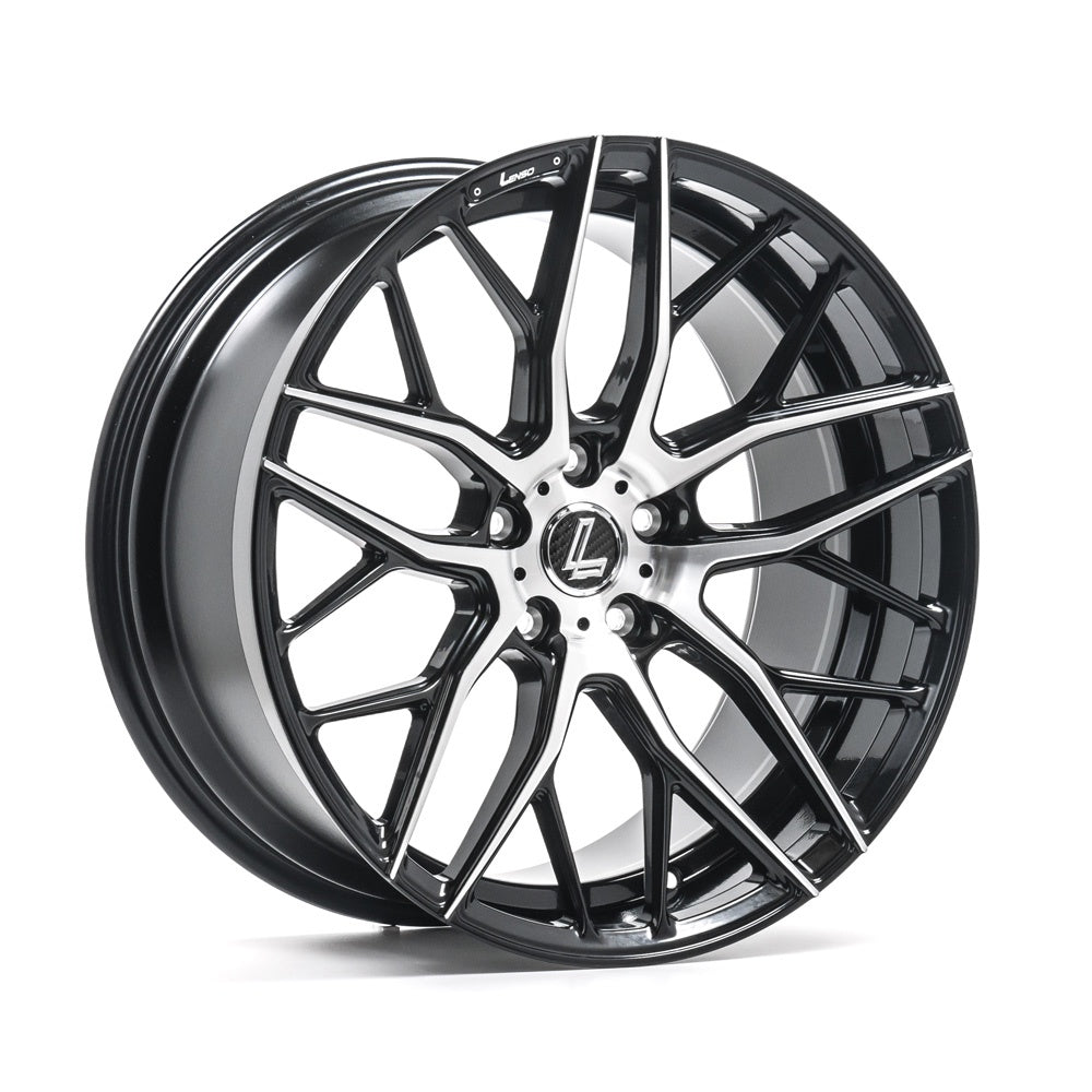 LENSO CQA 19x8.5 5X118 ET42 GLOSS BLACK & POLISHED
