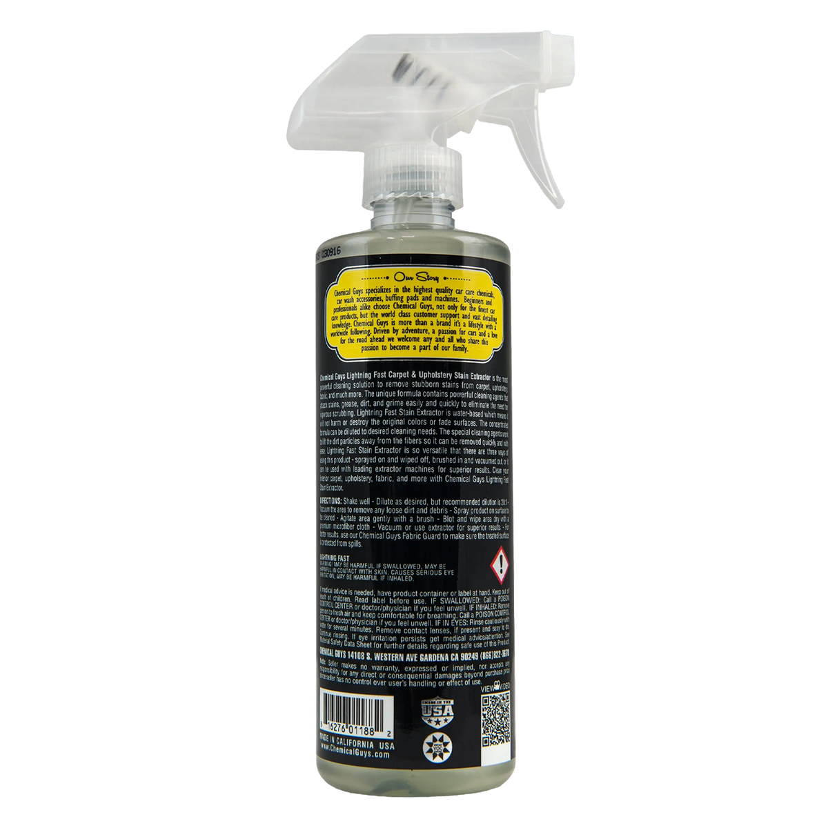 Chemical Guys Lightning Fast Carpet & Upholstery Stain Extractors 473ml