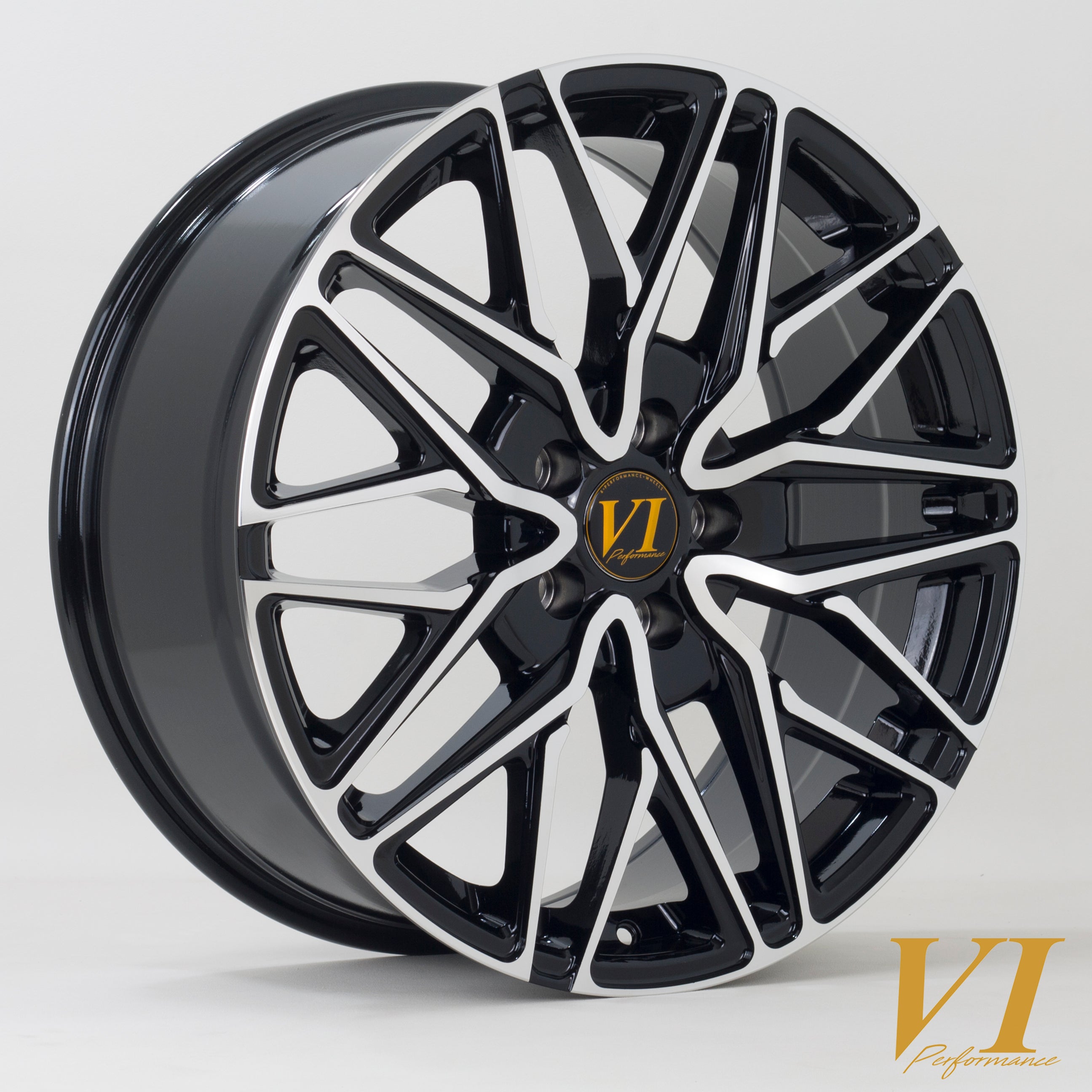 6Performance Loaded 20x8.5 5x160 ET50 Gloss Black Polished Face