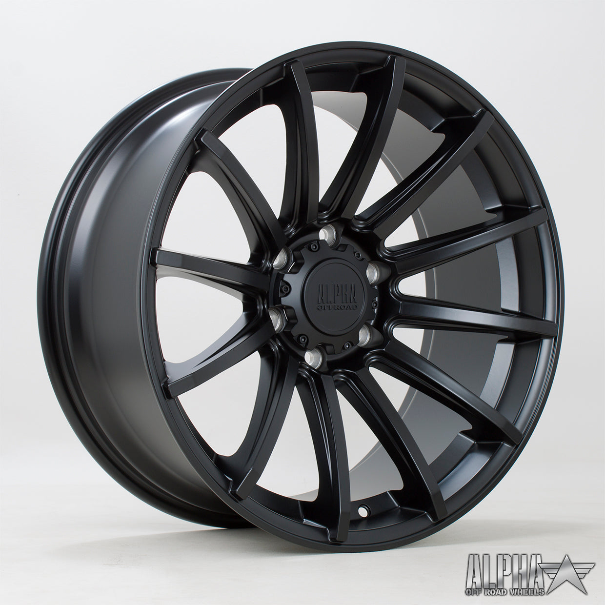 Alpha Offroad Machete 20x9 6x114.3 ET10 Satin Black