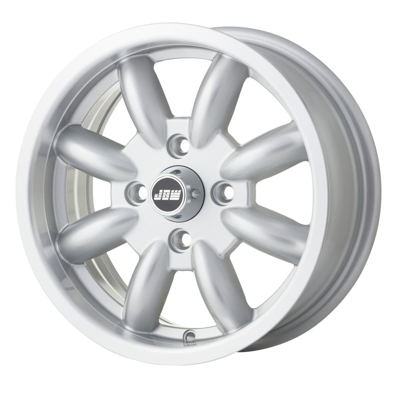 JBW Minilight 14x5.5 4x100 ET22 Silver and Polished