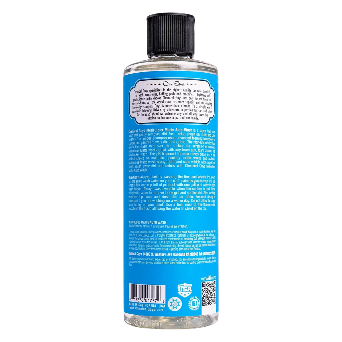 Chemical Guys Meticulous Matte Auto Wash 473ml