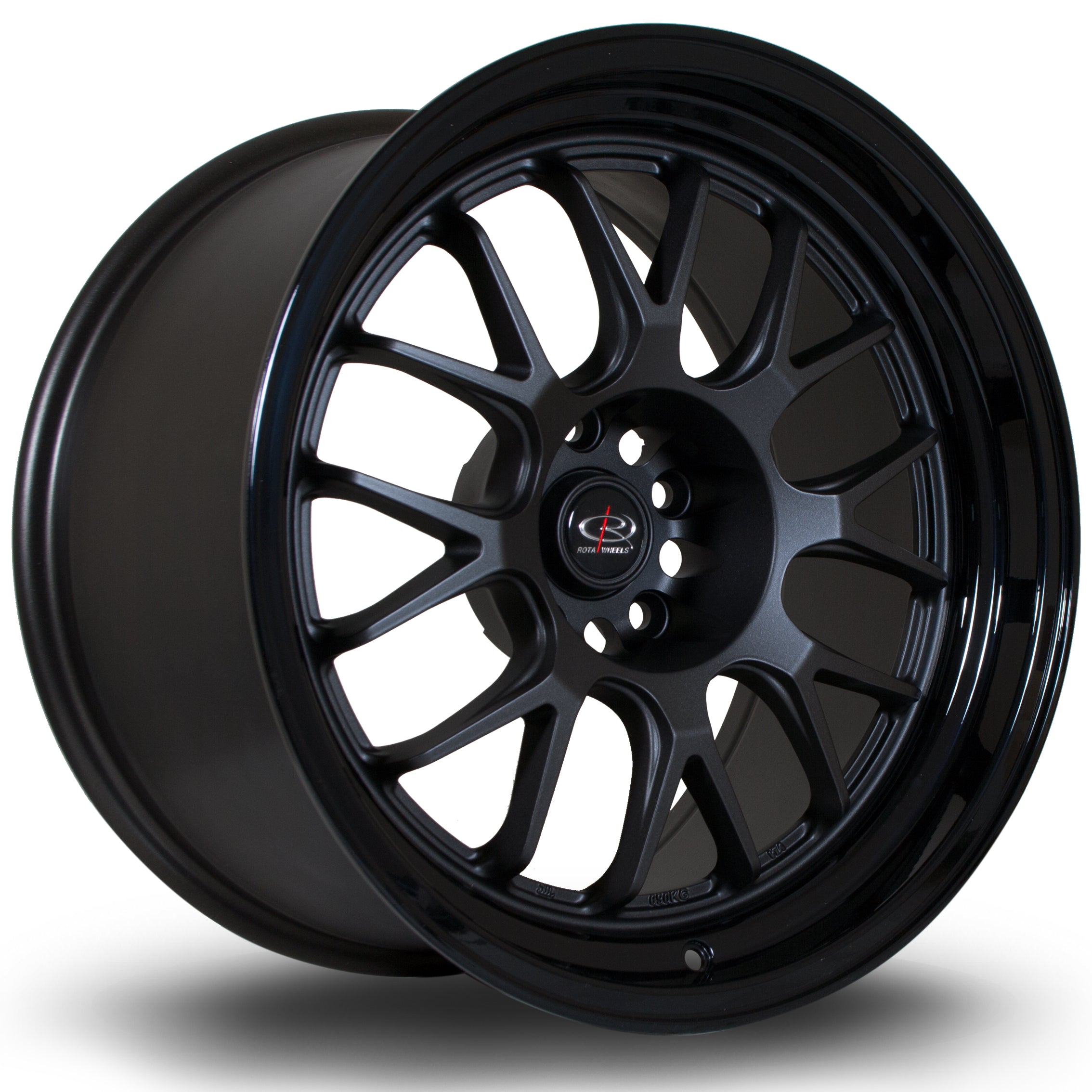 Rota MXR 18x10 5x114.3 ET12 Flat Gunmetal with Gloss Black Lip