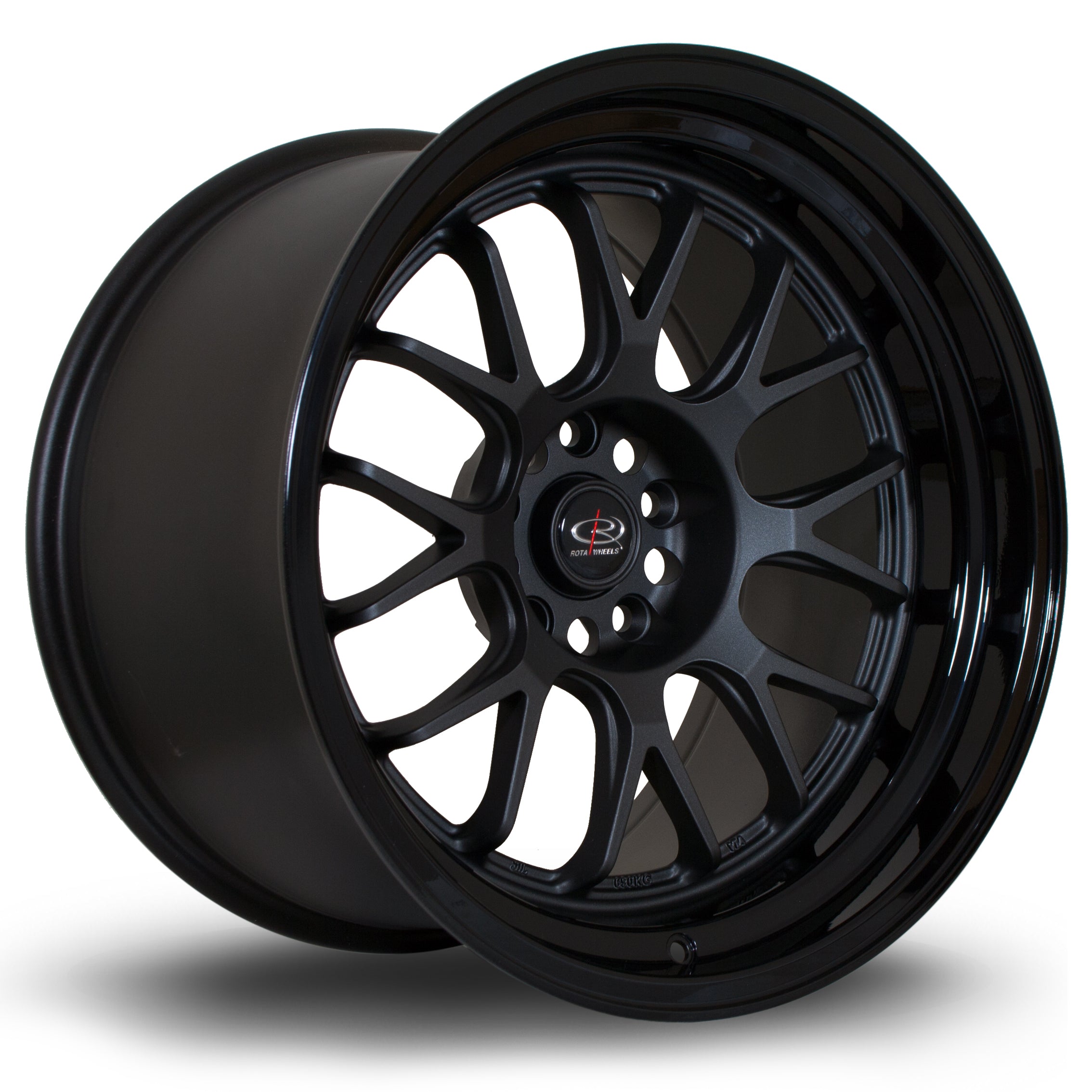 Rota MXR 18x11 5x114.3 ET8 Flat Gunmetal with Gloss Black Lip