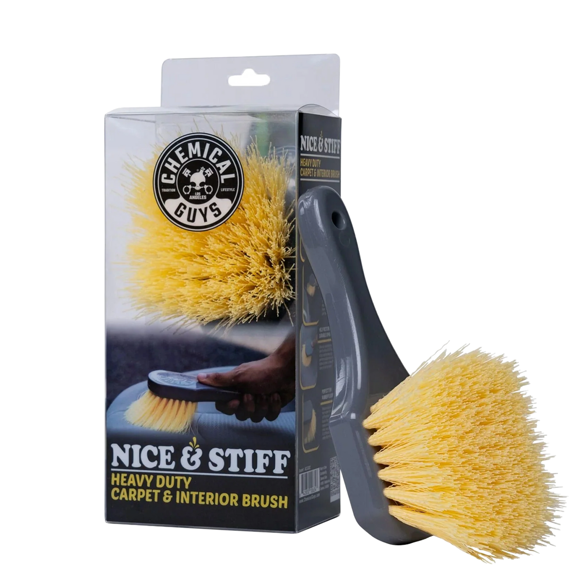 Chemical Guys Nice & Stiff Heavy Duty Carpet & Interior Brush