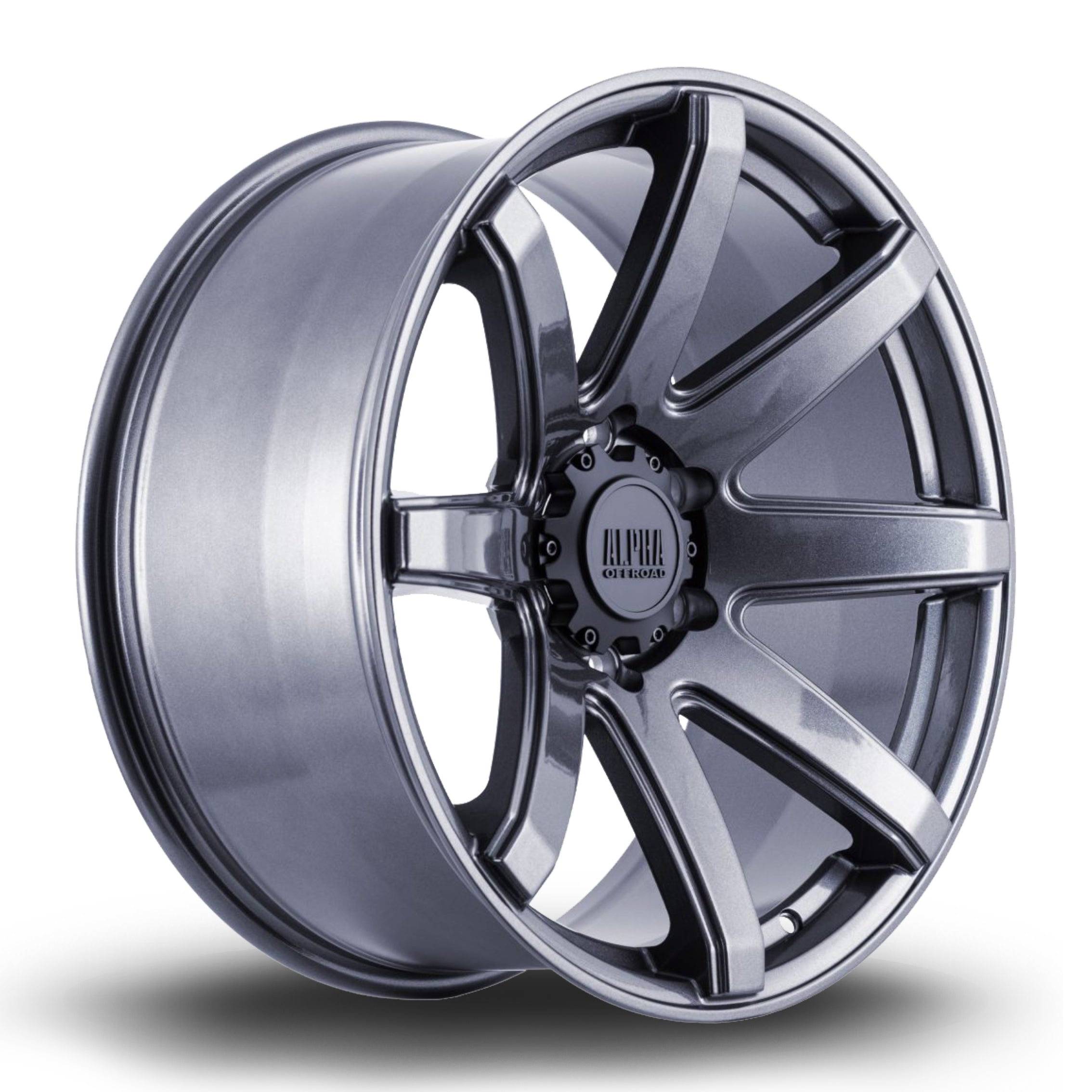 Alpha Offroad Nomad 20x9 6x139 ET10 Hyper Grey