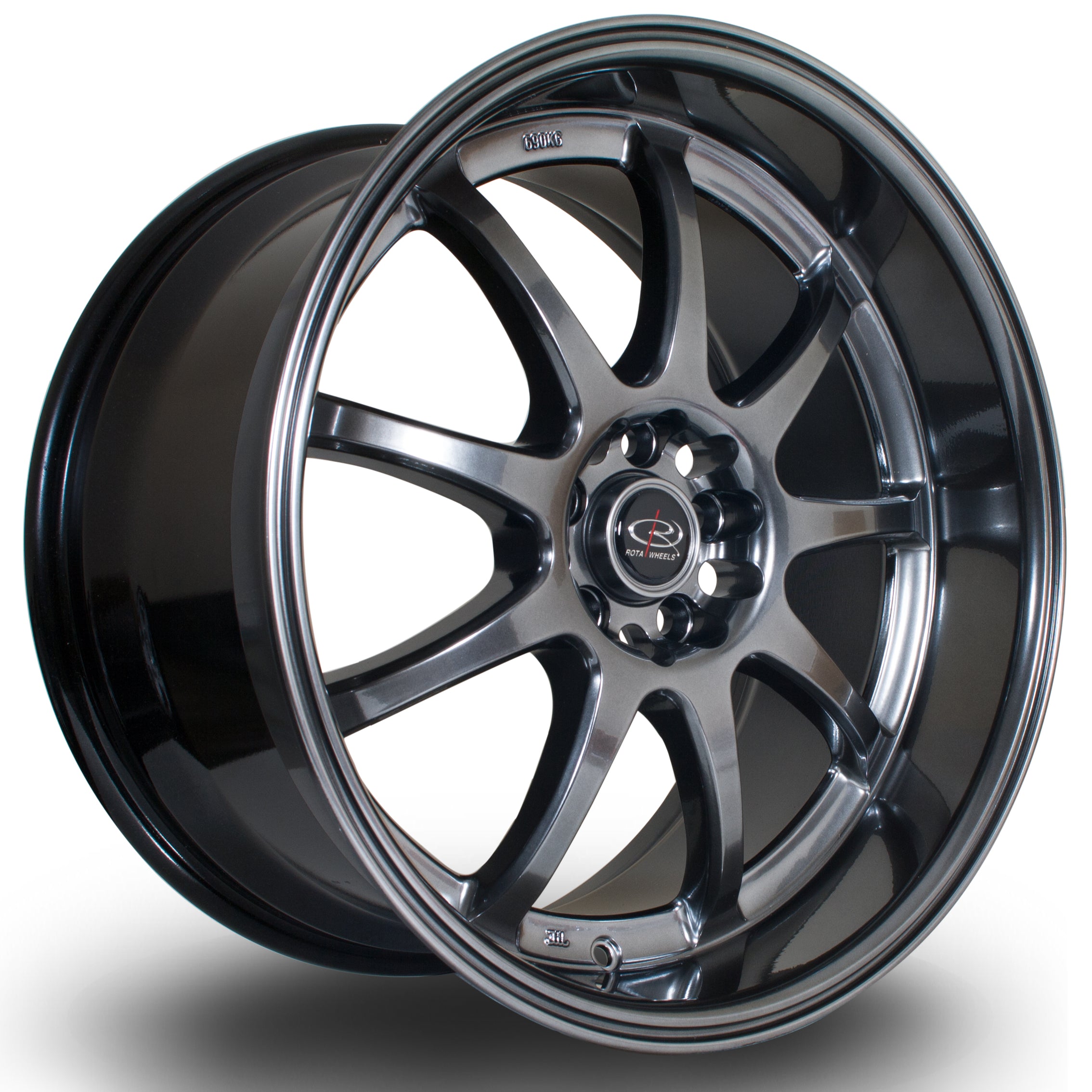 Rota P1R 18x9.5 5x100 ET38 Hyper Black