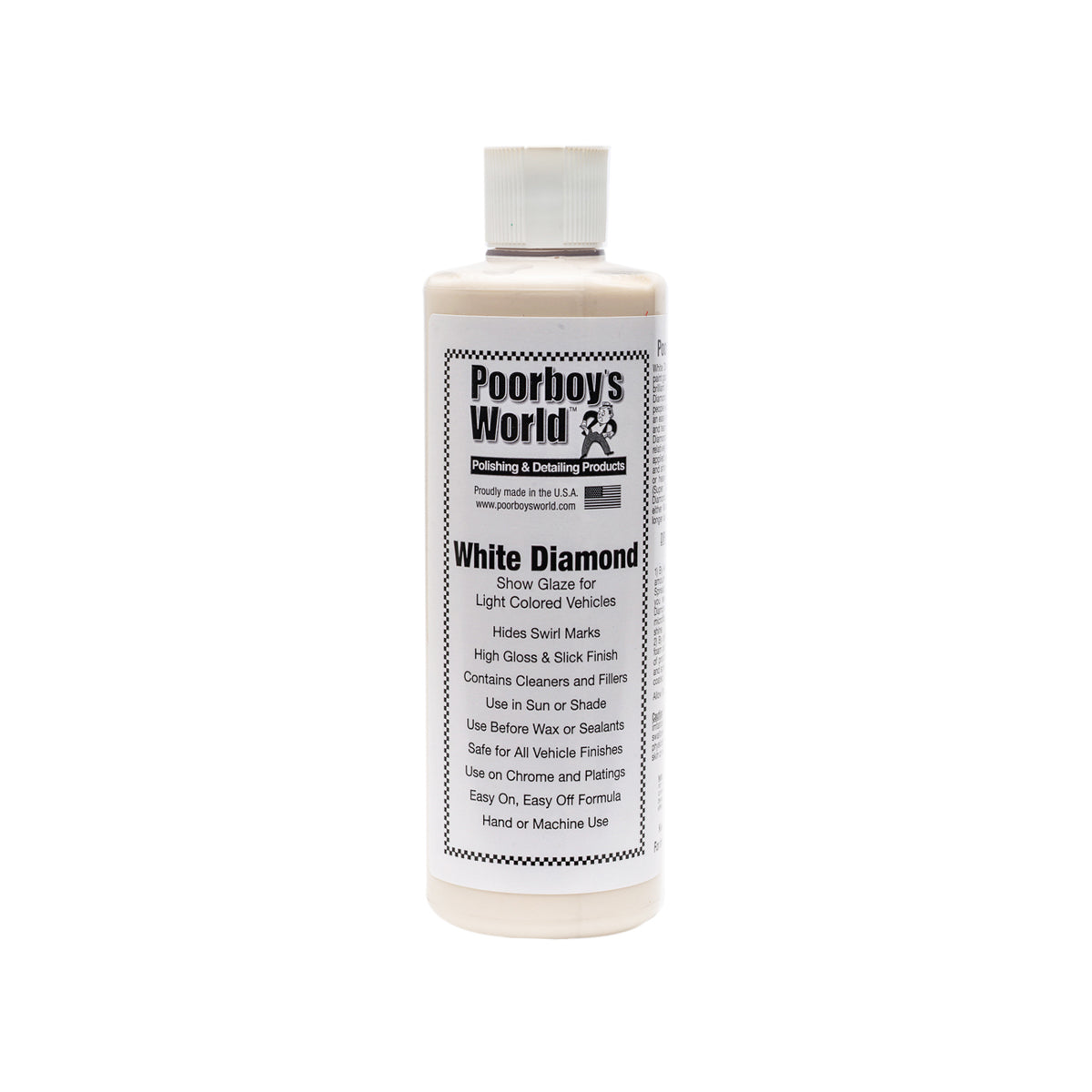 Poorboy's White Diamond Show Glaze 473ml