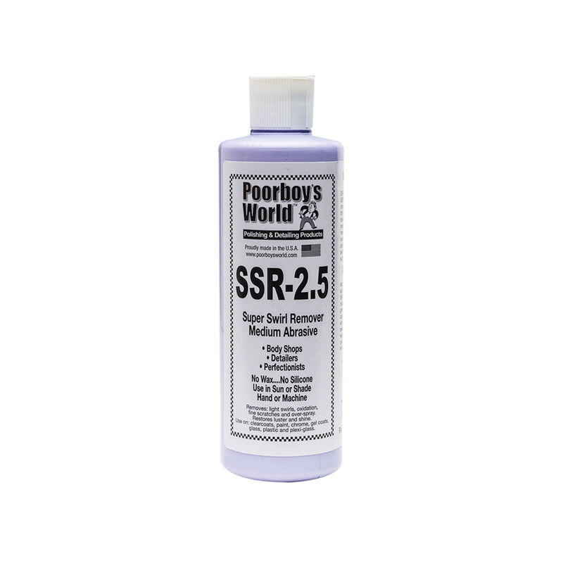 Poorboy's SSR-2.5 Medium Abrasive Swirl Remover 473ml