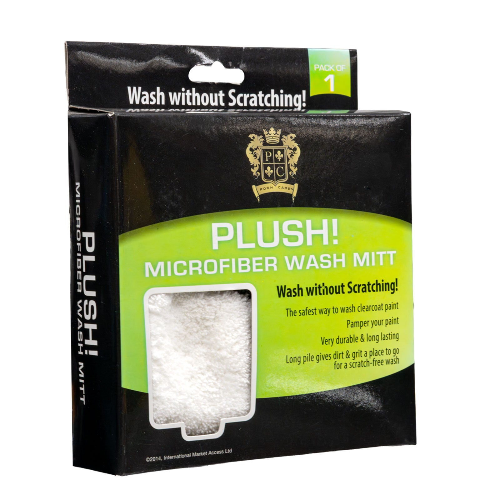 Posh Care Plush Microfibre Wash Mitt