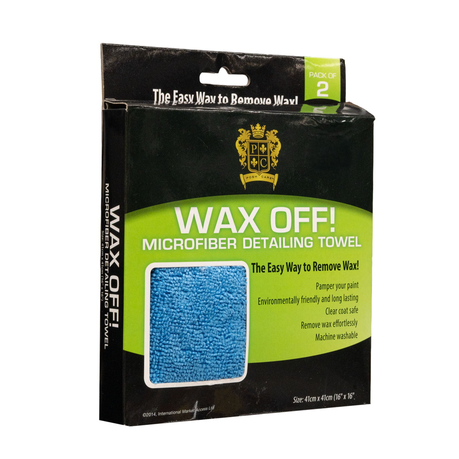 Posh Care Wax Off Plush Microfibre Cloth