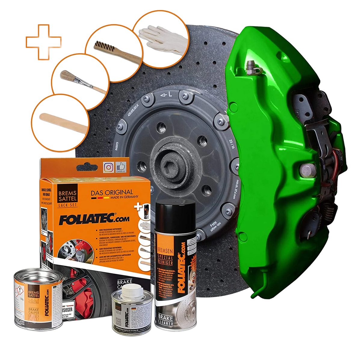 Foliatec Brake Caliper Paint Power Green