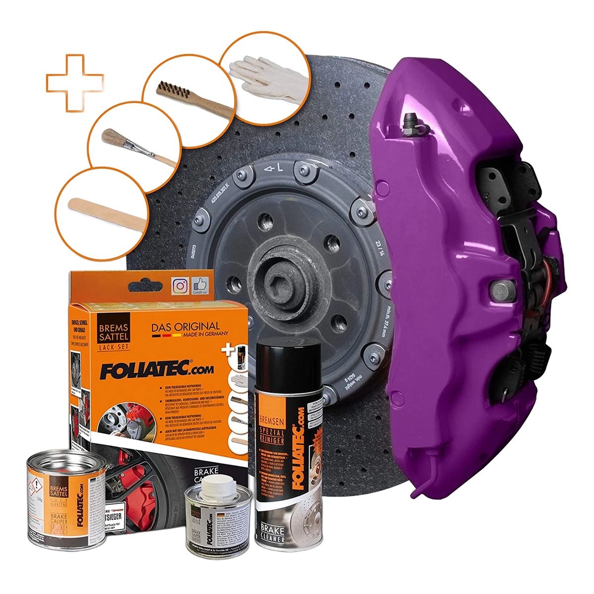 Foliatec Brake Caliper Paint Deep Violet