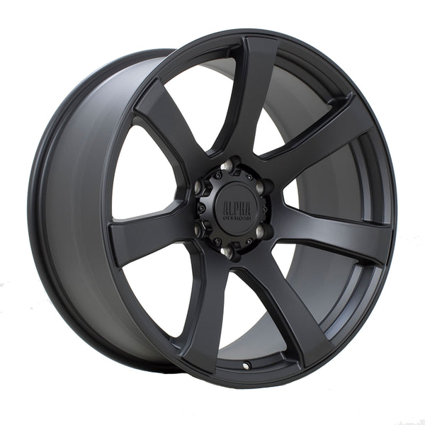 20x9.0 Alpha Off Road Riot 6x139 ET10 Satin Black