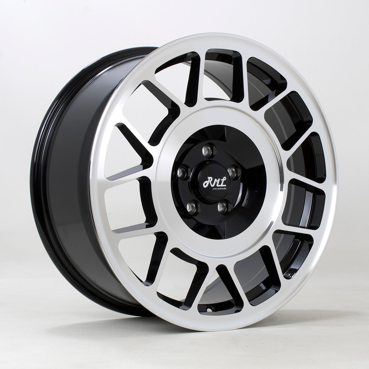 RML Wheels Snowflake 19x8.5 5x112 ET45 Gloss Black Polished Face