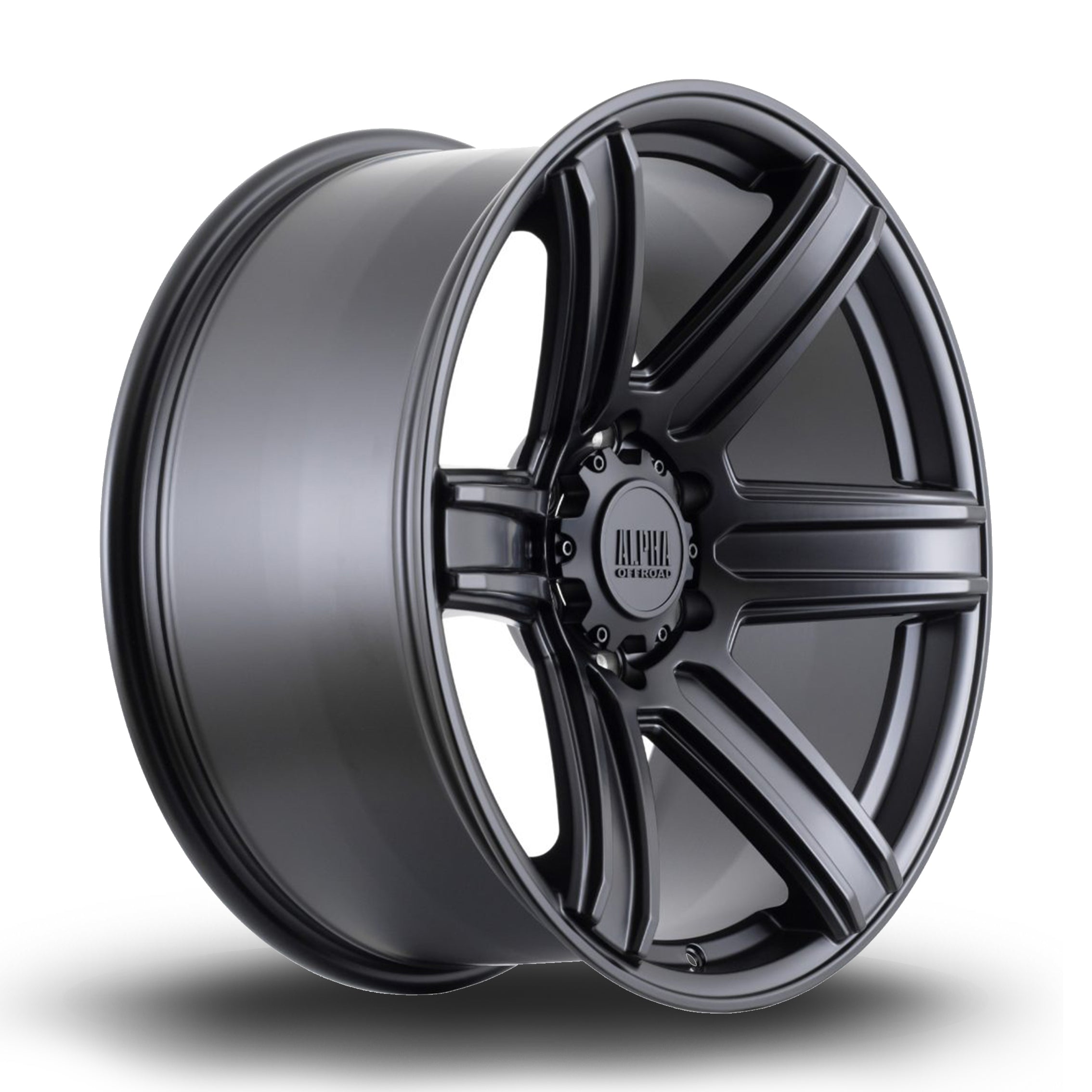 Alpha Offroad Surge 20x9 6x114.3 ET10 Satin Black