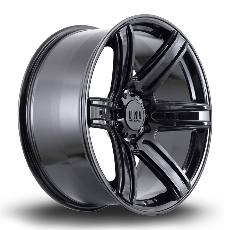 20x9.0 Alpha Off Road Surge 6x139 ET10 Gloss Black