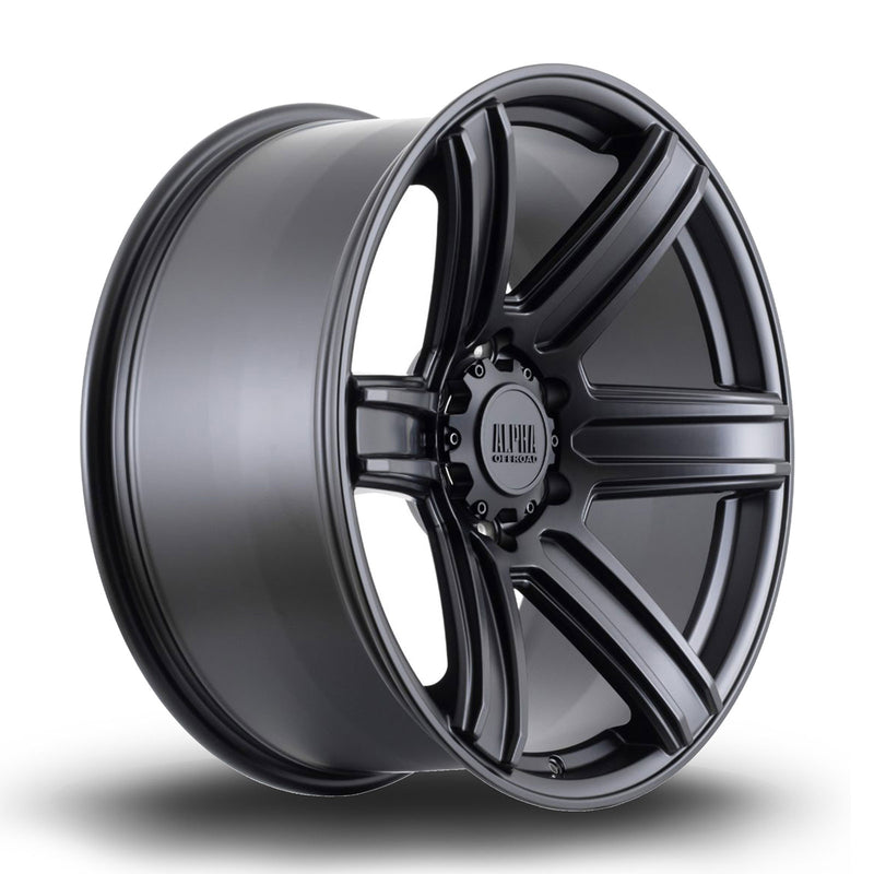 20x9.0 Alpha Off Road Surge 6x114 ET10 Satin Black