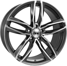 DRC DAA 19x8.5 5x112 ET35 Gunmetal / Polished Face