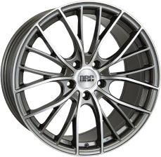 DRC DMM 19x8 5x112 ET45 Gunmetal / Polished Face