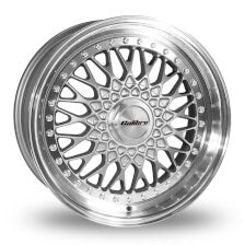 Calibre Vintage 16x7 4x100/108 ET38 Silver/polished Lip