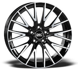 DRC Cyclone 20x9 5x112 ET42 Gloss Black / Polished
