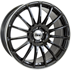 DRC Rapide 19x9.5 5x112 ET35 Gloss Black / Polished Lip